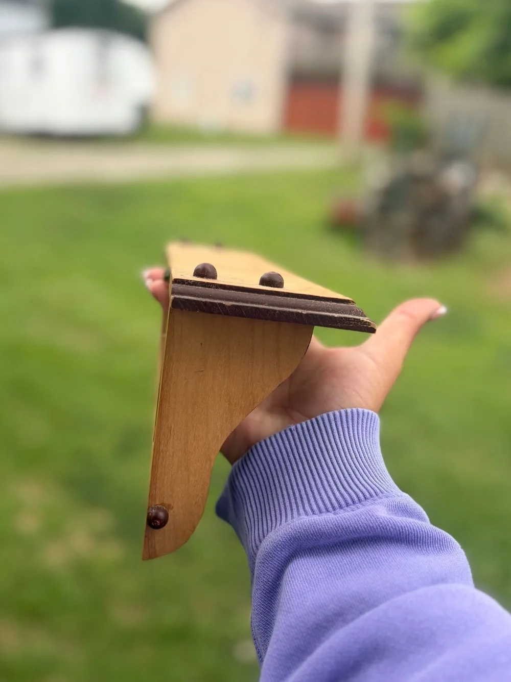 Vintage Wood Bird Houses Wall Shelf Handmade  Birds Country Boho Decor  16”